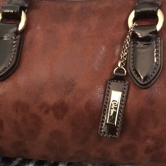 NWOT RARE Cole Haan leather satchel